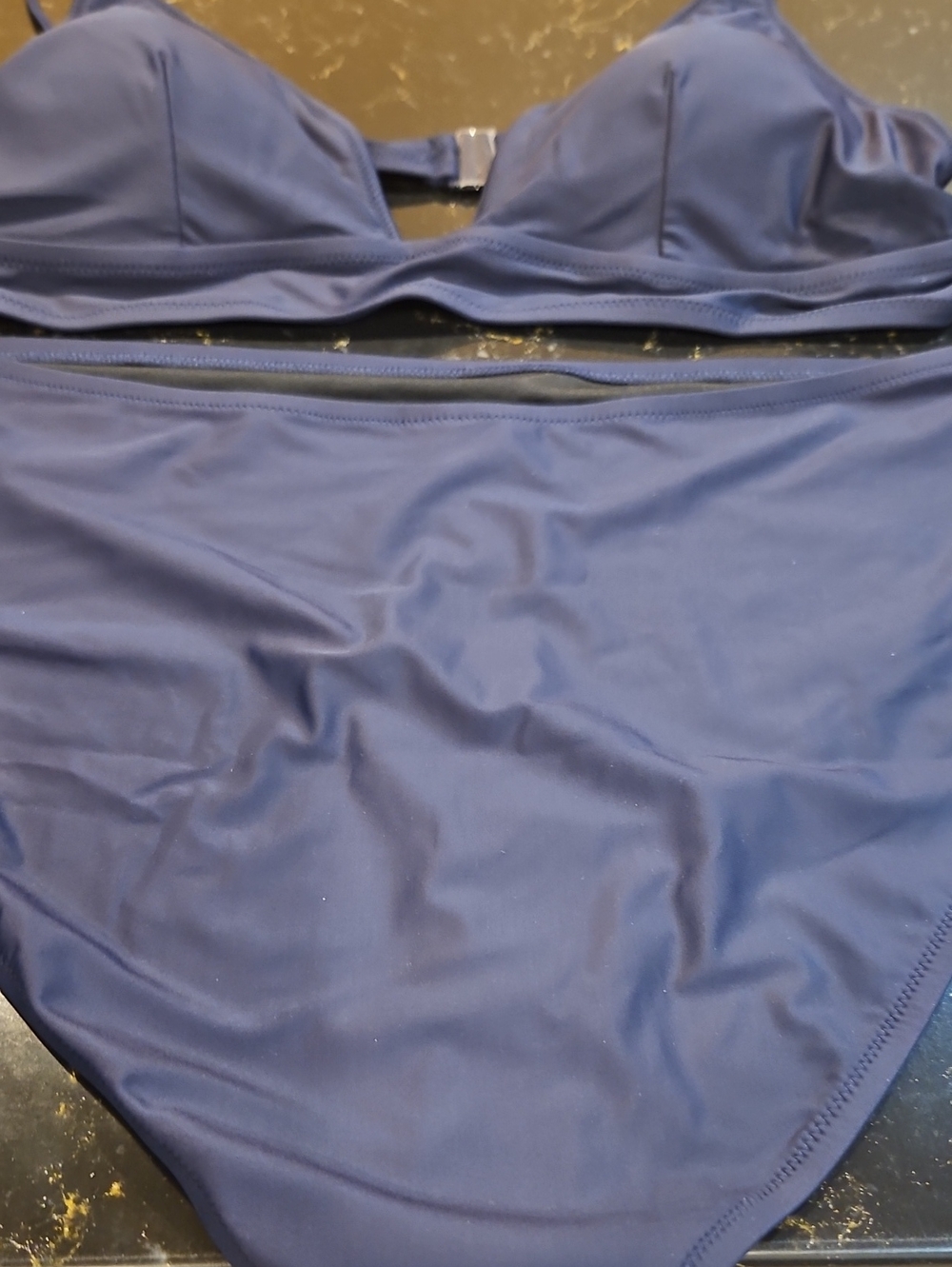 J. Crew Deep Navy Two-Piece Bikini - Picture 7 of 8